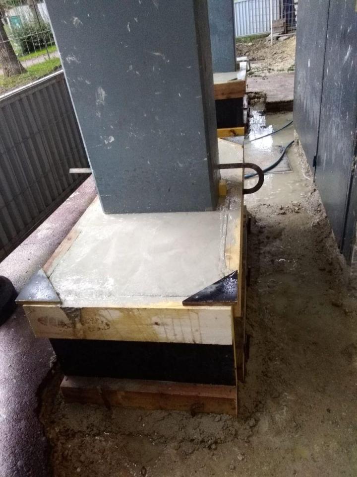 Reprise de fondations Louvres