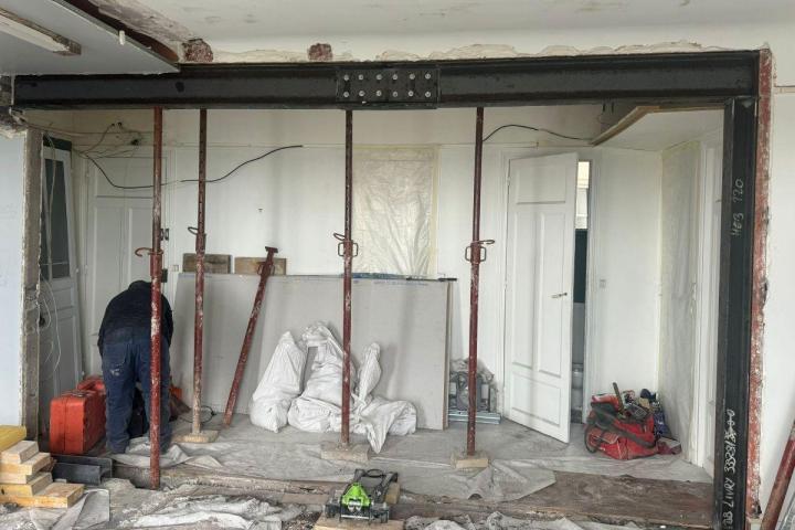 Ouverture de mur porteur Louvres